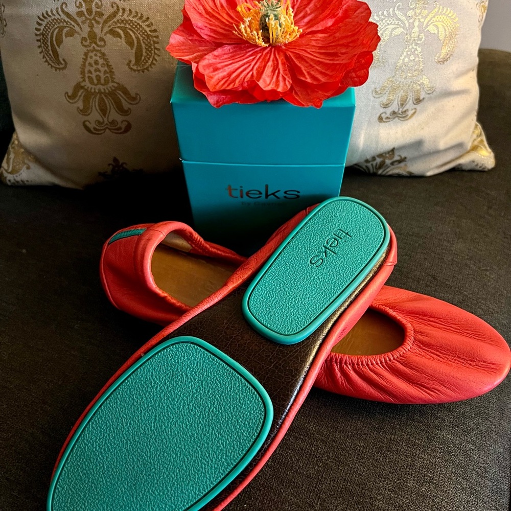 Tieks Ballet Flats Slippers Poppy RARE Limited Edition